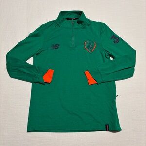 Kids New Balance Ireland National Team 2017-18 Pre-Match 1/4 Zip Training Top